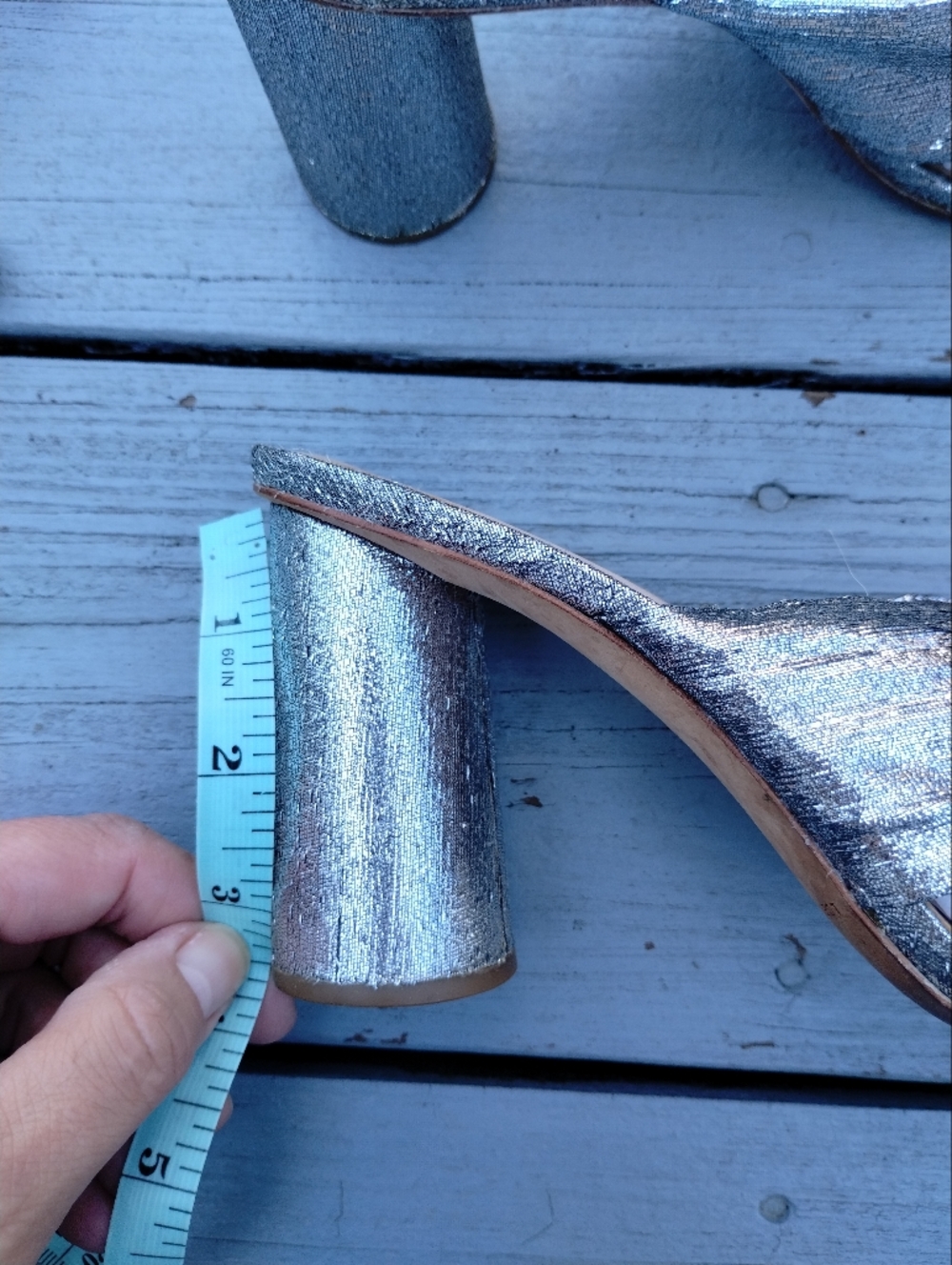 Loeffler Randall Silver Mules with Bow 8 - Picture 10 of 11